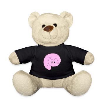 Chat rose 1 - Nounours - noir - Devant
