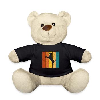 Vintage Geschenk Hund - Teddy - Schwarz - Vorne