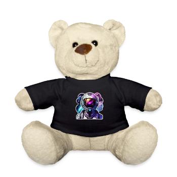 Astronaut & Galaxy Helmet - Teddy Bear - black - Front