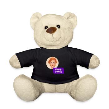 WMN PWR - Weibliches Gesicht - 05 - Teddy - Schwarz - Vorne