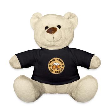 Der König des Bieres T-Shirt - Teddy - Schwarz - Vorne