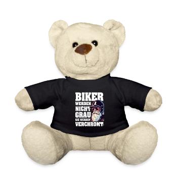 Motorradfahrer Biker werden nicht grau sie werden - Teddy - Schwarz - Vorne