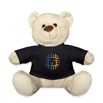 Pride Lion - Teddy Bear - black - Front