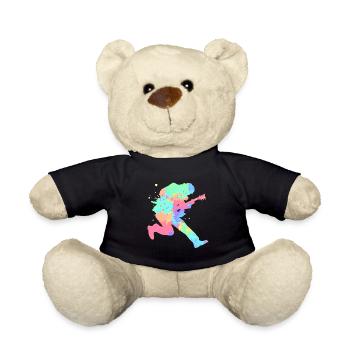 Guitarist - Teddy Bear - black - Front