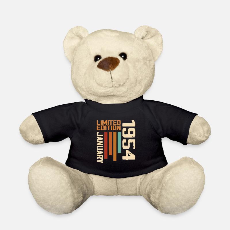 Janvier 1954 - 1954 Janvier Cadeau Anniversaire - Nounours - noir