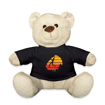 Vintage Indoor Rock Climbing - Teddy Bear - black - Front