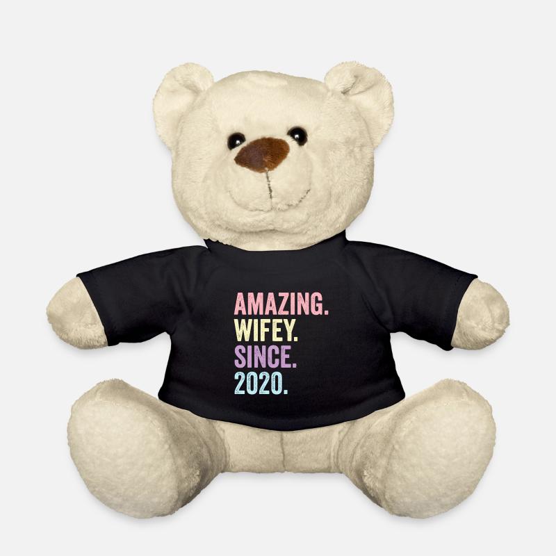 Amazing Wifey Since 2020 - Teddy Bear - black