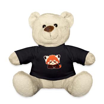 Roter Panda (Katzenbär) - Teddy - Schwarz - Vorne