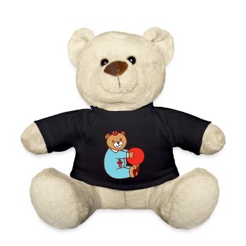 Ours avec ballon - Nounours - noir - Devant