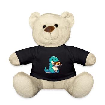 Dino T-Rex italienische Lasagne Lustig - Teddy - Schwarz - Vorne