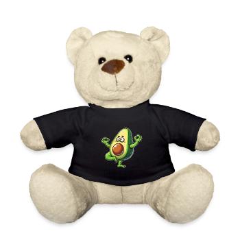 Avocat Yoga Méditation Bouddhisme Zen Namaste - Nounours - noir - Devant