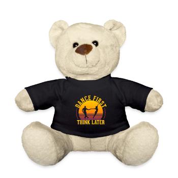 Dance First Think Later Ballroom Couple Dance Dance - Teddy Bear - black - Front