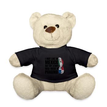 Anime & Ramen Anime Ramen Geschenk - Teddy - Schwarz - Vorne