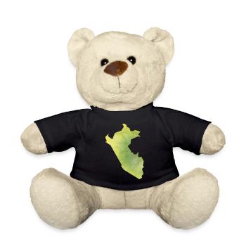 Peru - Teddy Bear - black - Front