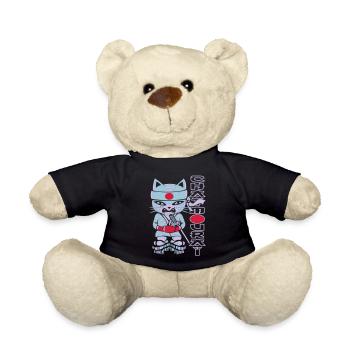 Chat mouraï flex - Teddy Bear - black - Front