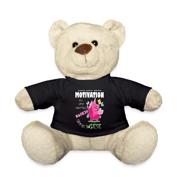Tanzende motivation - Einhorn - Teddy - Schwarz - Vorne