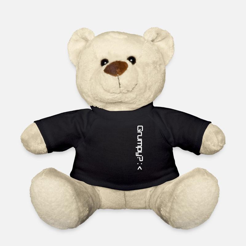 Grincheux 1 blanc - Nounours - noir
