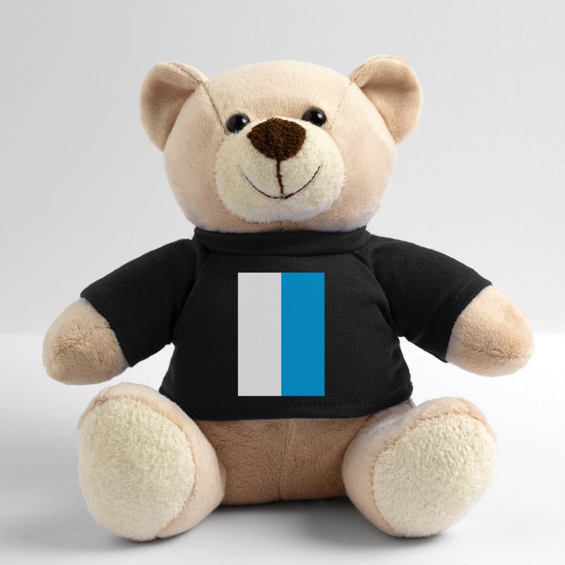 blanc bleu Bavière drapeau idée cadeau Nounours