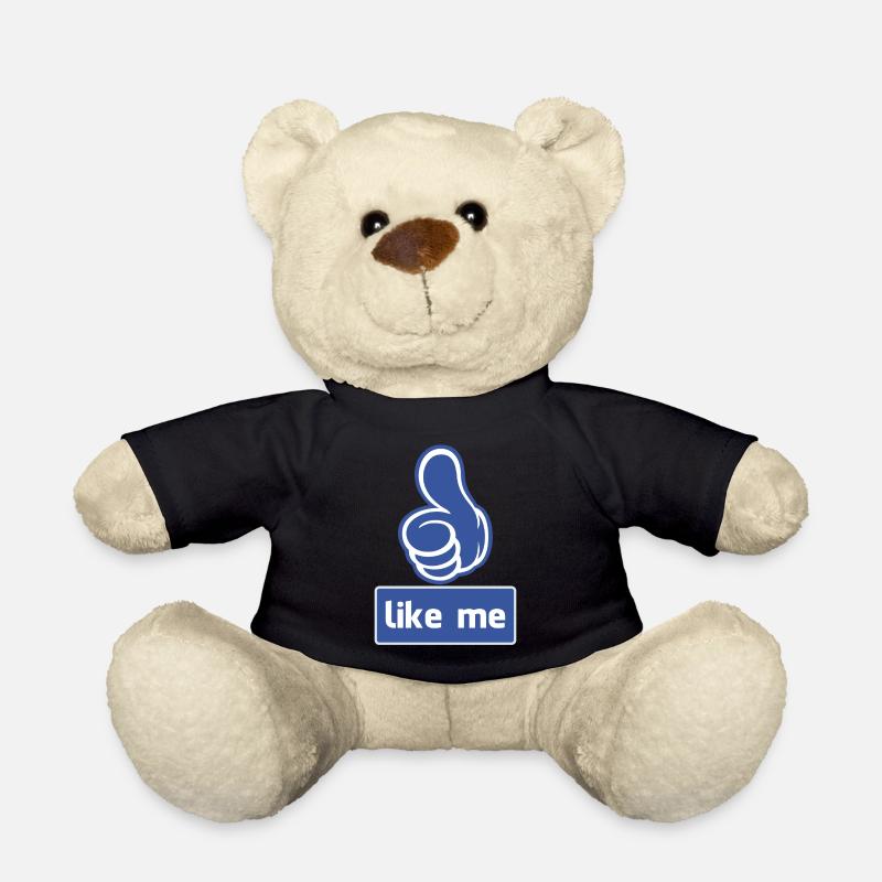 like me - Teddy Bear - black
