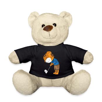 Tiger Club de golf Coup Wood Cadeau Golf - Nounours - noir - Devant