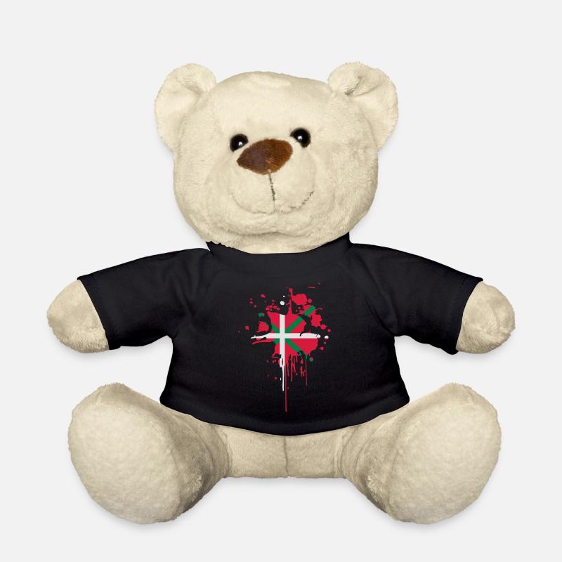 Drapeau Basque Tâche - Nounours - noir