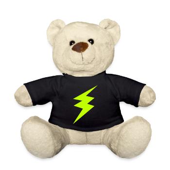 Grüner Blitz - Teddy - Schwarz - Vorne