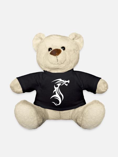 Tribal Symbol Tattoo Drache Icon Symbol Tattoo - Teddy - Schwarz