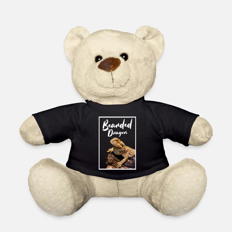 Bartagame Reptilienhalter Modern Geometric - Teddy - Schwarz