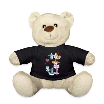 aime voyager - Nounours - noir - Devant