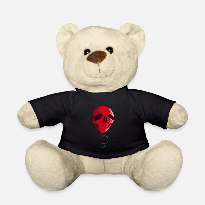 Crâne de ballon - Nounours - noir