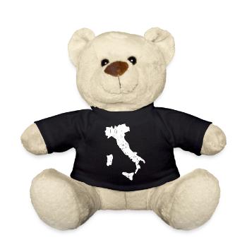Italy - cool Grunch T-shirt for the Italian - Teddy Bear - black - Front