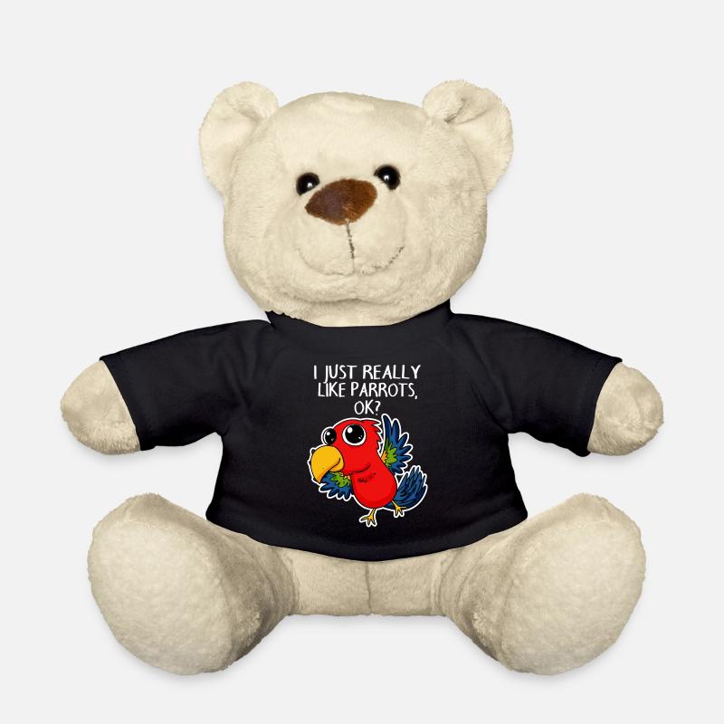 Papagei - Teddy - Schwarz