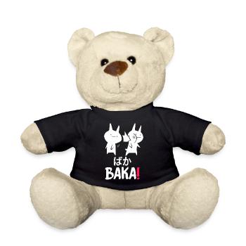 Baka Japanischer Anime-Liebhaber Manga-Leser Otaku - Teddy - Schwarz - Vorne