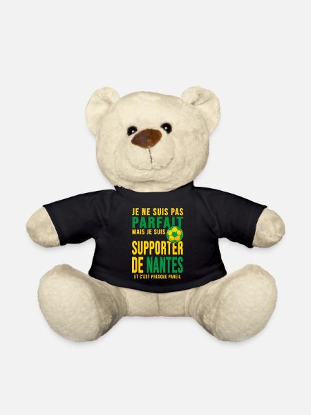 supporter football Nantes Cadeau humour foot - Nounours - noir