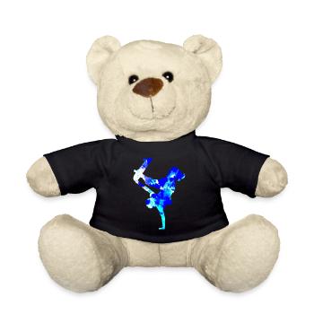 Skateboard Skateboarden Skater Skateboarder Herren - Teddy - Schwarz - Vorne