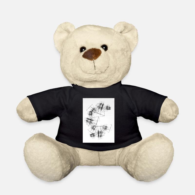 Cubes 3D - Nounours - noir