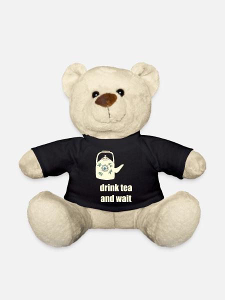 drink tea teekanne - Teddy - Schwarz