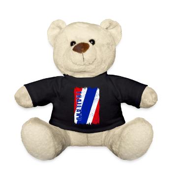 Thailand Flagge - Teddy - Schwarz - Vorne