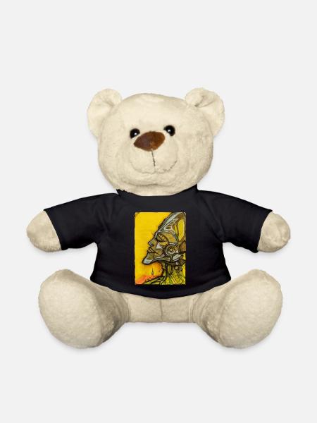 Graffiti Art - Teddy - Schwarz