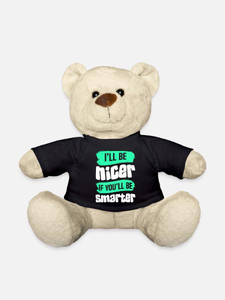 Sarkasmus Komisch Ironie - Teddy - Schwarz