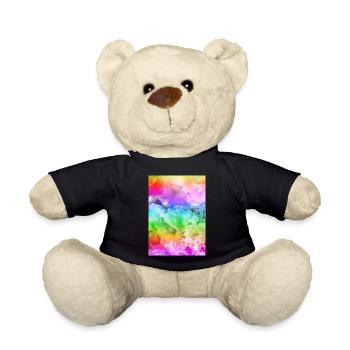 Regenboden Design Frieden - Teddy - Schwarz - Vorne