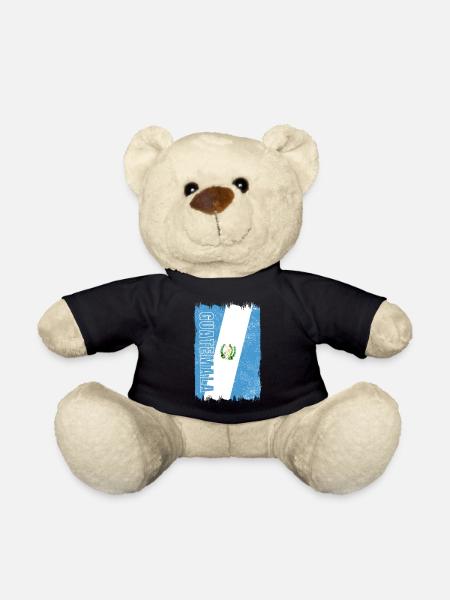 Guatemala Vintage Flagge - Teddy - Schwarz