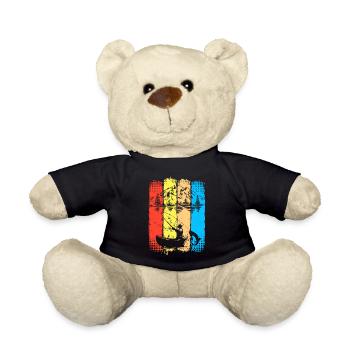 Poisson - Brochet - Pêche rétro - Pêche vintage - Nounours - noir - Devant
