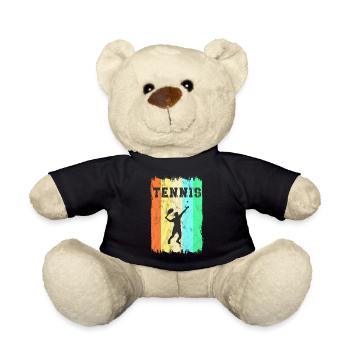 Tennis Vintage Design - Teddy - Schwarz - Vorne
