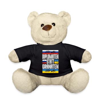 Diplomaten statt Granaten - Teddy - Schwarz - Vorne