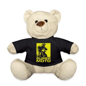 SUPER MOTO silhouette - Teddy - Schwarz - Vorne