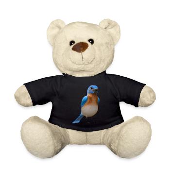 Hüttensänger Vogel Design - Teddy - Schwarz - Vorne