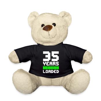35 Years Loaded 35. Geburtstag - Teddy - Schwarz - Vorne