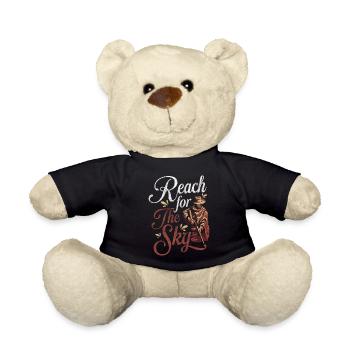 Cowboy Linedance Horse Saddle - Teddy Bear - black - Front