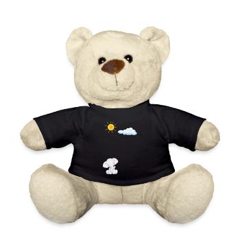 Süßer Elefant - Teddy - Schwarz - Vorne